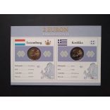 EU 2 Euro set of 2 pcs commemorative coins Unc
