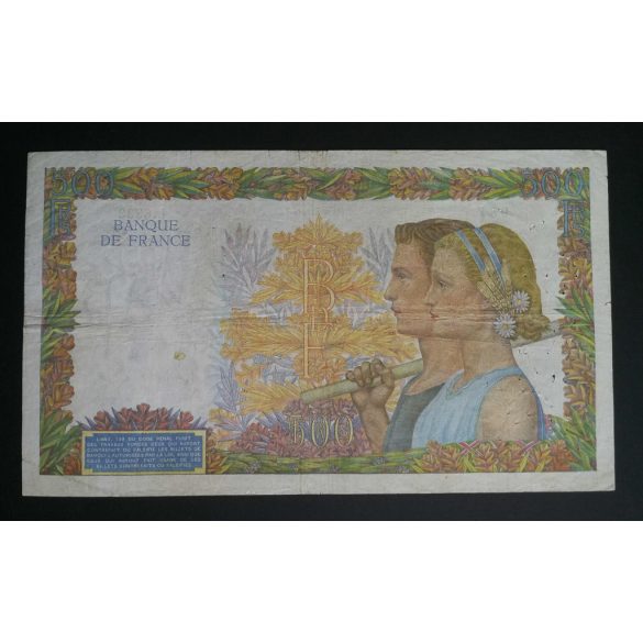 France 500 Francs 1942 F