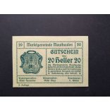 Austria 20 Heller 1920 Unc Mauthausen 