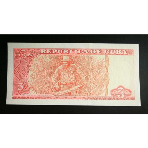 Cuba 3 Pesos 2004 UNC