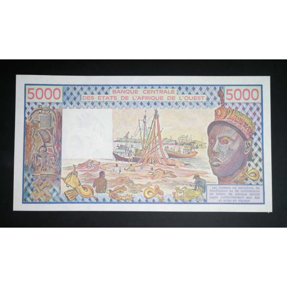 Nyugat-afrikai Államok Togo 5000 Francs 1992 Unc