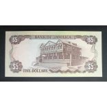 Jamaica 5 Dollars 1991 UNC