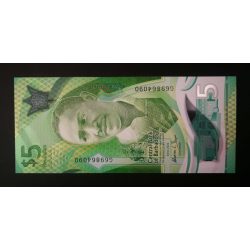 Barbados 5 Dollar 2022 UNC 
