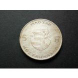 Magyarország 5 Forint 1947 Kossuth Lajos ezüst gVF 