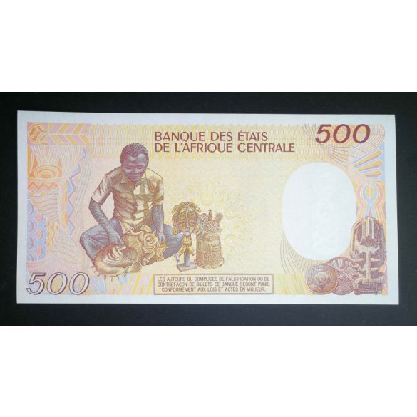Kongó 500 Francs 1990 UNC 