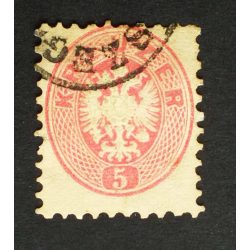Magyarország 1863/64 Könyvnyomat 5 Kr. (DIÓ)SZEG(H) H