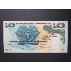 Pápua Új-Guinea 10 Kina 1985 UNC-