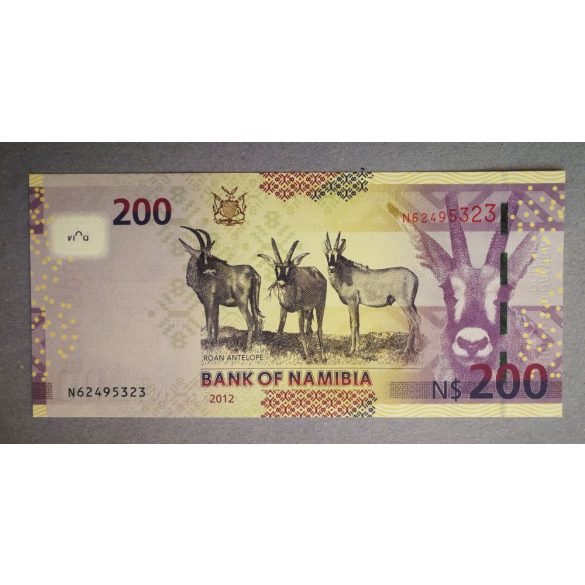 Namíbia 200 Dollars 2012 Unc