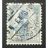 Hungary 1900 King Franz Joseph 2 K. perf. 12 : 11 3/4 BUDAPEST used