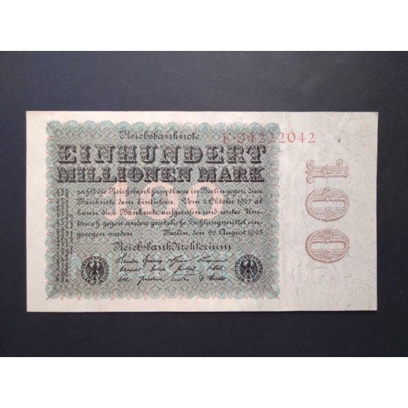 Germany 100 Million Mark 1923 VF