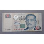 Singapore 50 Dollars 2005 XF+