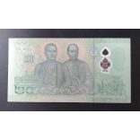 Thailand 20 Baht 2018 UNC
