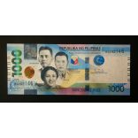 Philippines 1000 Piso 2020 UNC