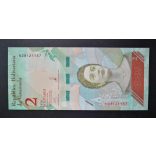 Venezuela 2 Bolivares 2018 UNC