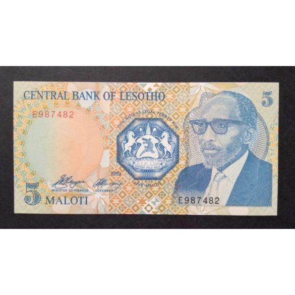 Lesotho 5 Maloti 1989 UNC 