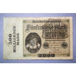 Germany 500 billion Mark 1923 VG+