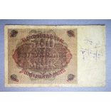 Germany 500 billion Mark 1923 VG+