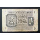 England 1 Shilling 1943 Military issue F