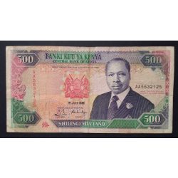Kenya 500 Shillings 1989 F