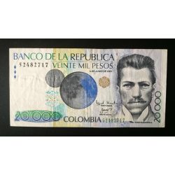 Kolumbia 20000 Pesos 2001 F+