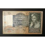 Hollandia 10 Gulden 1940 F