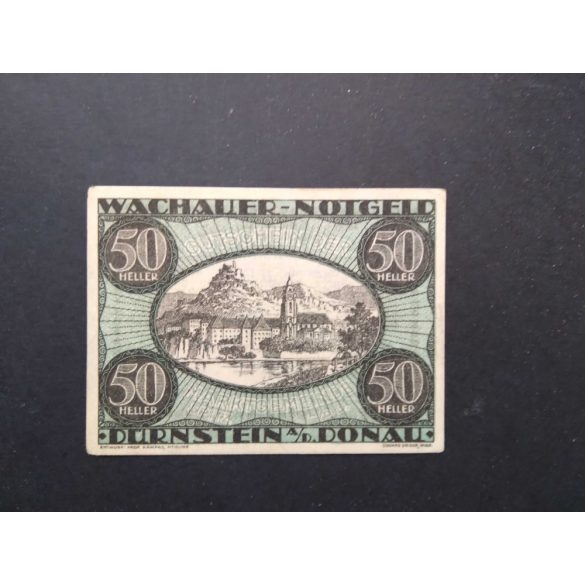 Ausztria 50 Heller 1920 Unc- Dürnstein 