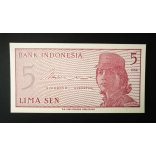 Indonesia 5 Sen 1964 UNC