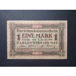 Germany 1 Mark Poland, Lithuania, Latvia occupation 1918 VF+