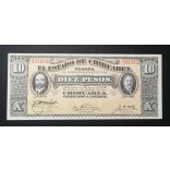 Mexikó 10 Pesos 1915 UNC