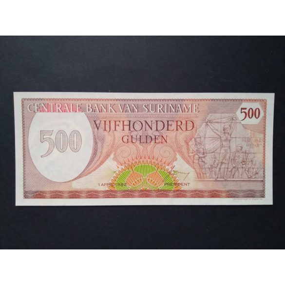 Suriname 500 Gulden 1982 Unc