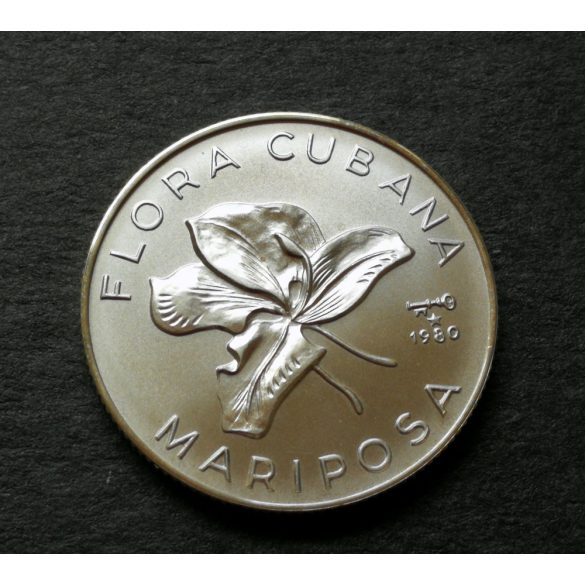 Cuba 5 Pesos 1980 Silver UNC, Commemorative coin