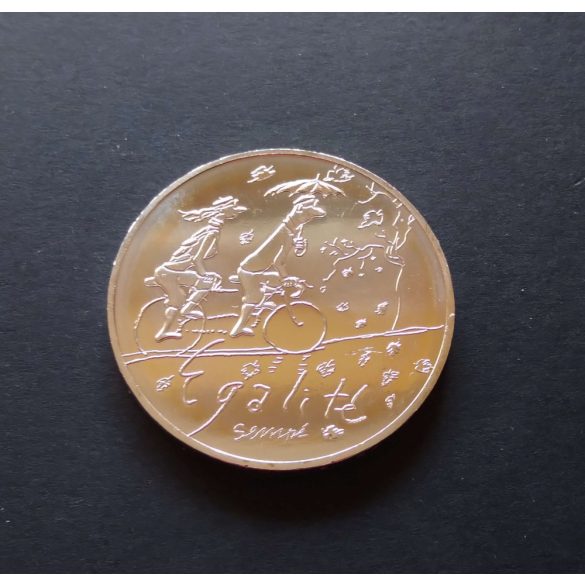France 10 Euro 2014 Egalité commemorative coin in decorative packaging