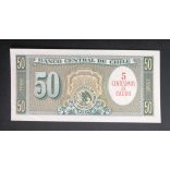 Chile 50 Pesos/5 Centesimos 1960 XF+