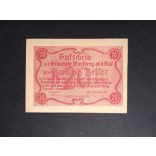 Austria 20 Heller 1920 Unc Wartberg 