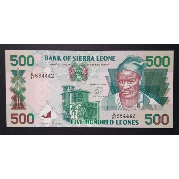Sierra Leone 500 Leones 2003 UNC