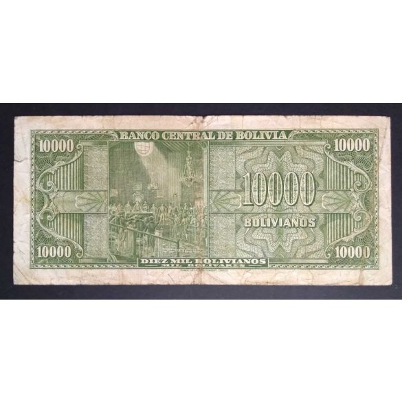 Bolivia 10000 Bolivianos 1945 F