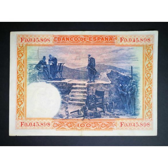 Spain 100 Pesetas 1925 VF+