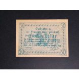 Austria 50 Heller 1920 Unc Untergaisbach