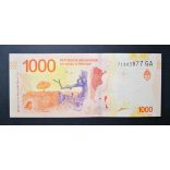 Argentina 1000 Pesos 2019 Unc