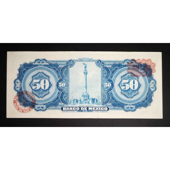 Mexikó 50 Pesos 1972 VF+