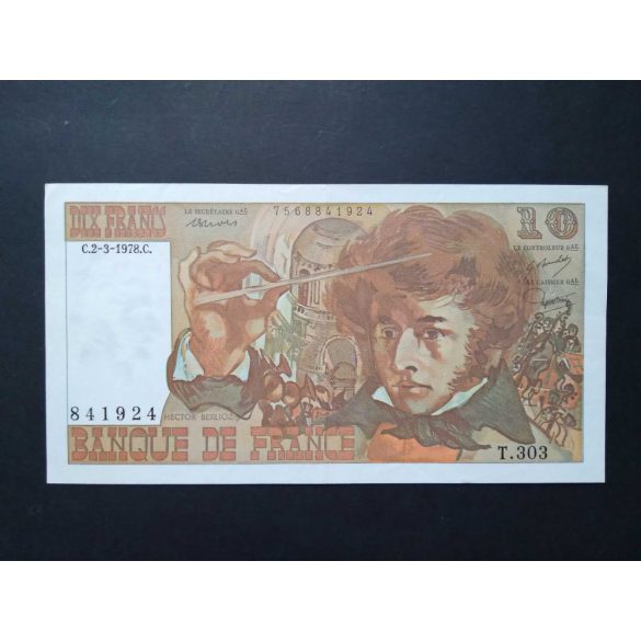 Franciaország 10 Francs 1978 VF+