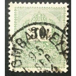   Hungary 1889 Letter, black cipher 30 kr. perf. 12:11 1/2, (Sz)ombathely used