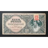 Hungary 1000 Pengő 1945 F