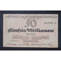 Germany 50 Million Mark 1923 VF Speyer