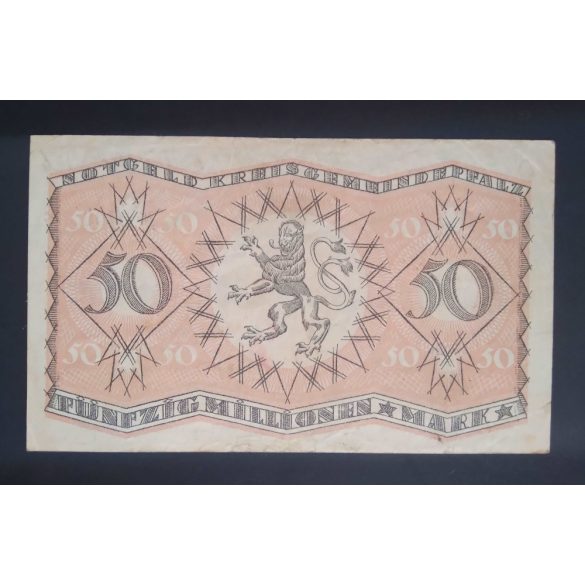 Németország Speyer 50 Millió Mark 1923 VF