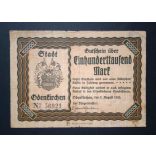 Germany 100000 Mark Odenkirchen 1923 F-