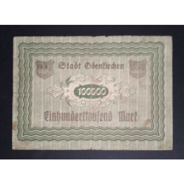 Germany 100000 Mark Odenkirchen 1923 F-