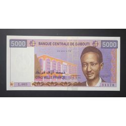 Djibouti 5000 Francs 2002 aUNC+