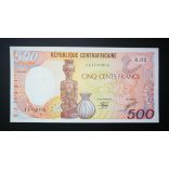 Central African Republic 500 Francs 1987 UNC