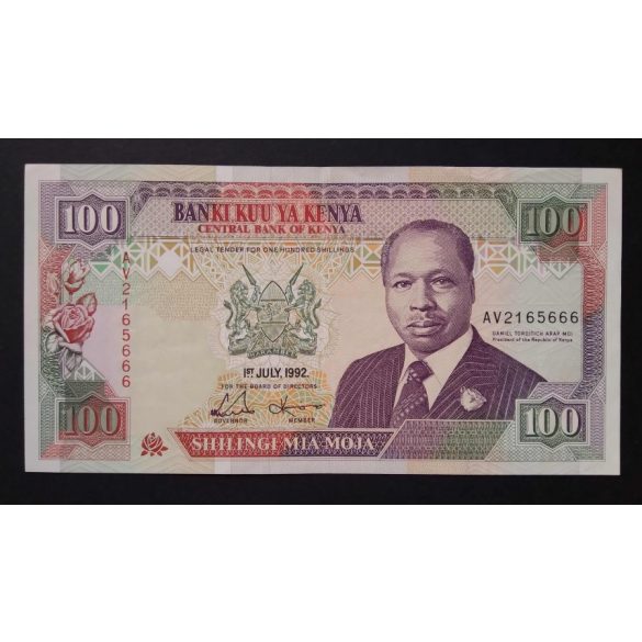 Kenya 100 Shillings 1992 XF